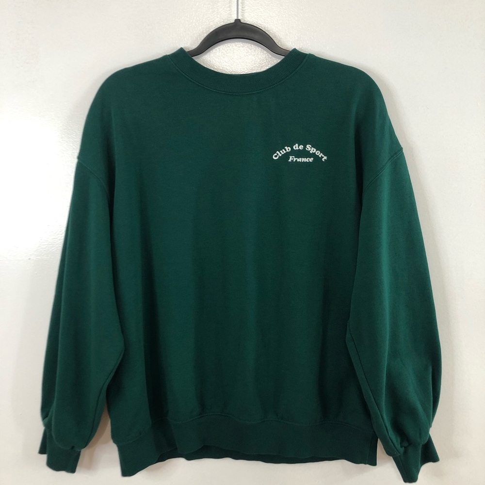 ❌SOLD❌Dark green oversized sweatshirt